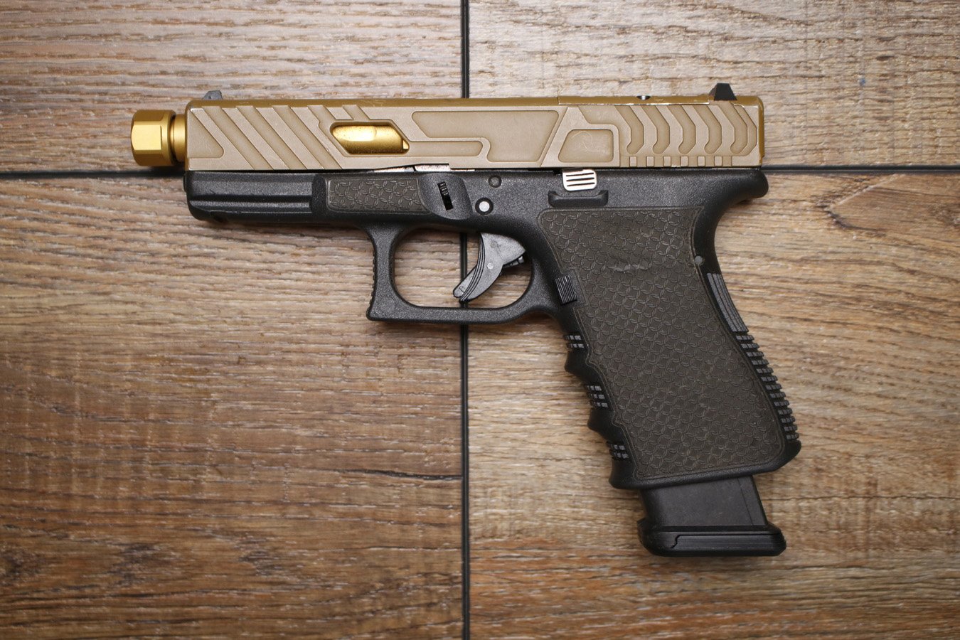 GLOCK 19 Gen3 9mm Police Trade-in Pistol with Optic Ready Slide and Zaffiri Precision Threaded Barrel